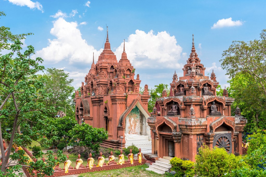 Wat Khao Phra Aungkhan in Buriram province, Thailand.