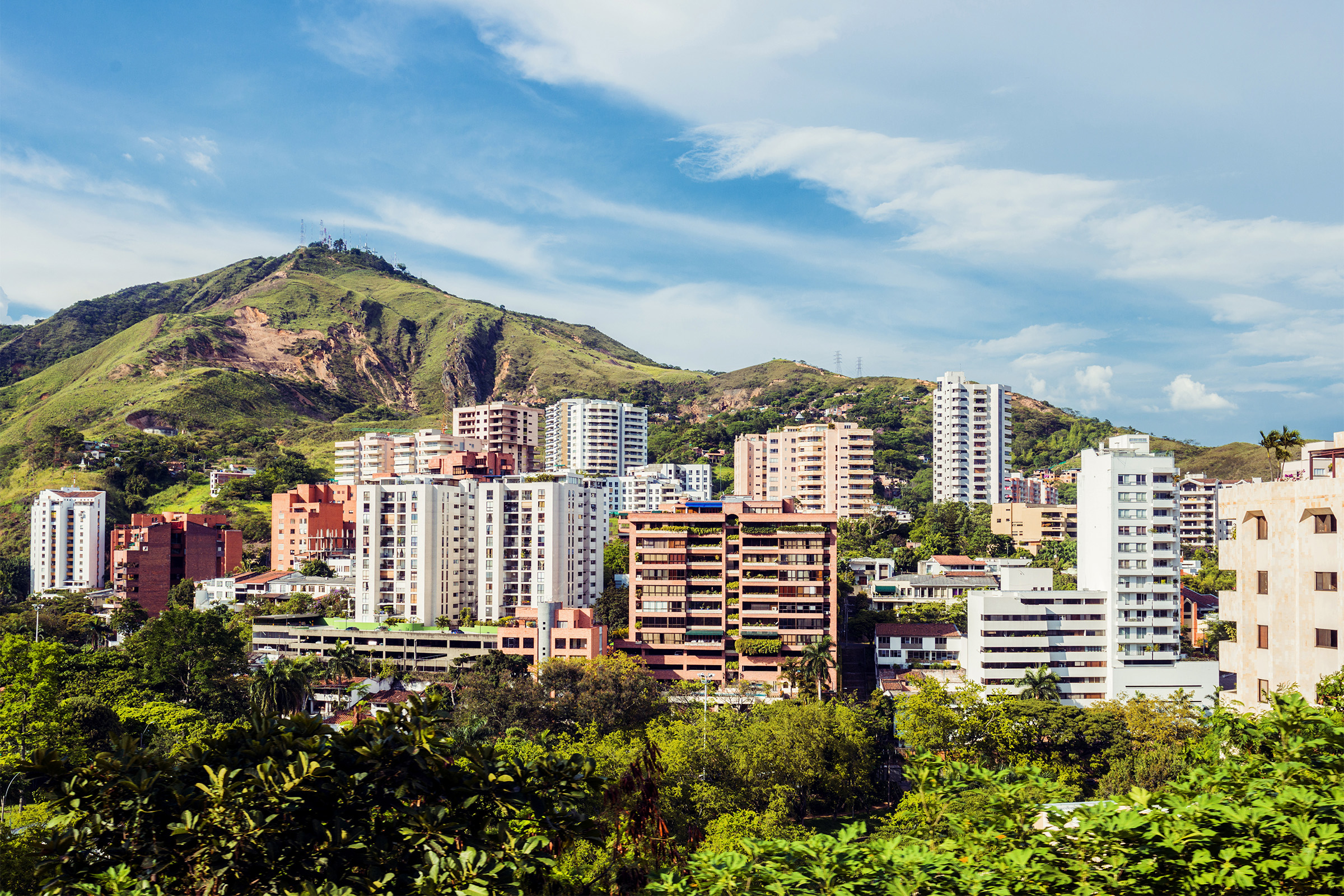 Cali, Valle del Cauca, Colombia skyline.