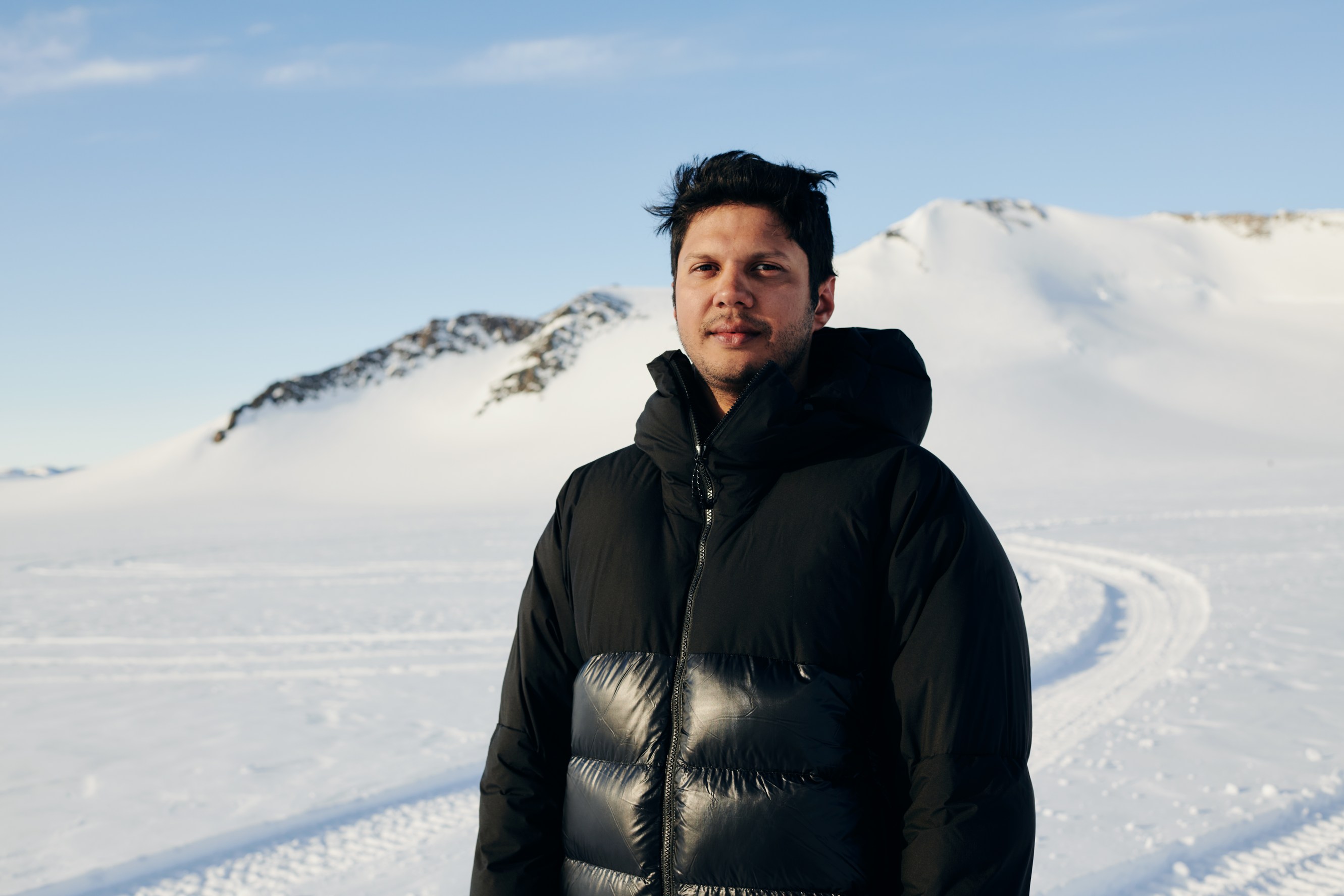 Portrait of Vivek, based in India, who works in education with a focus on climate change