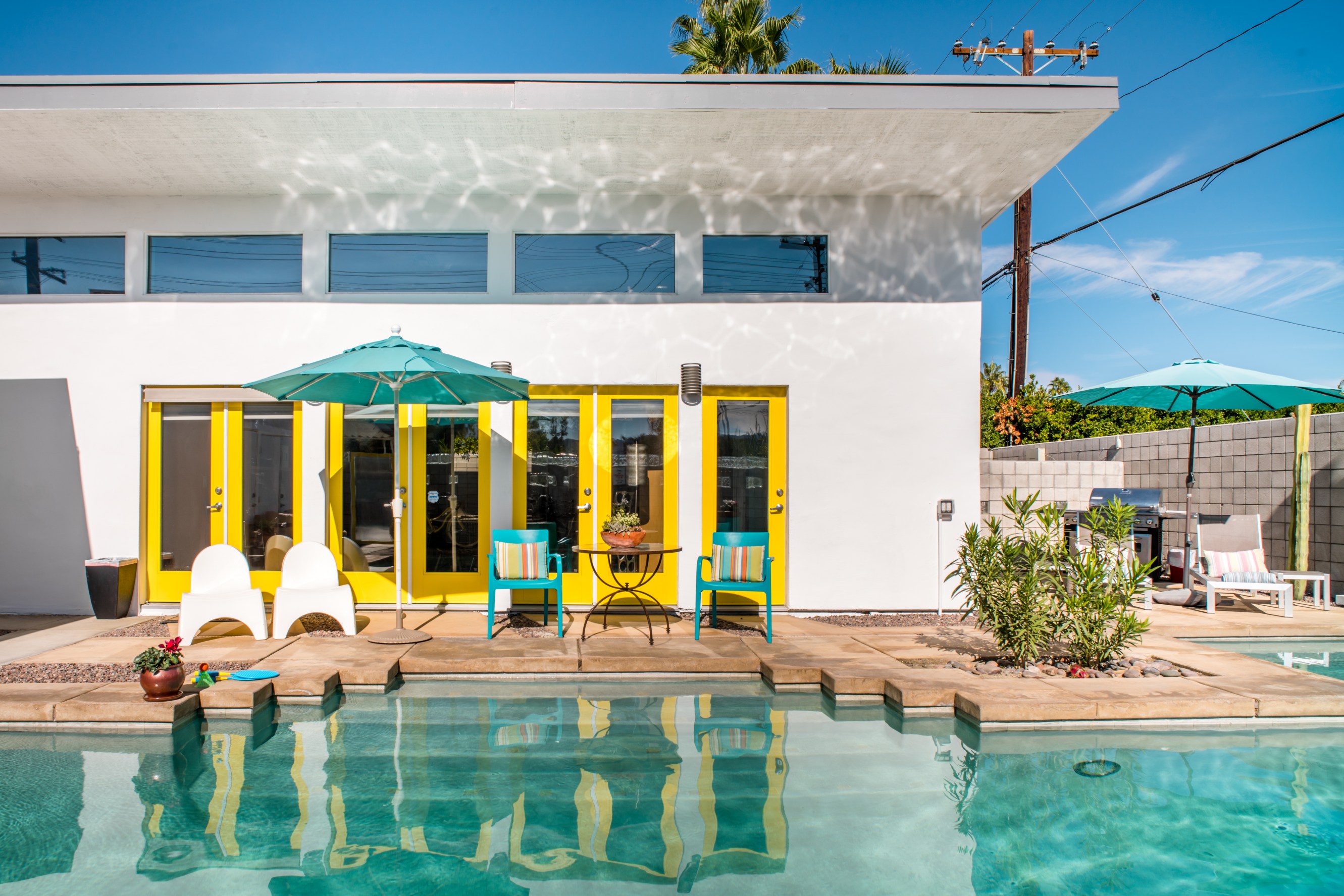 Relax Poolside at a Colorful Oasis with a Dreamy Desert Vibe