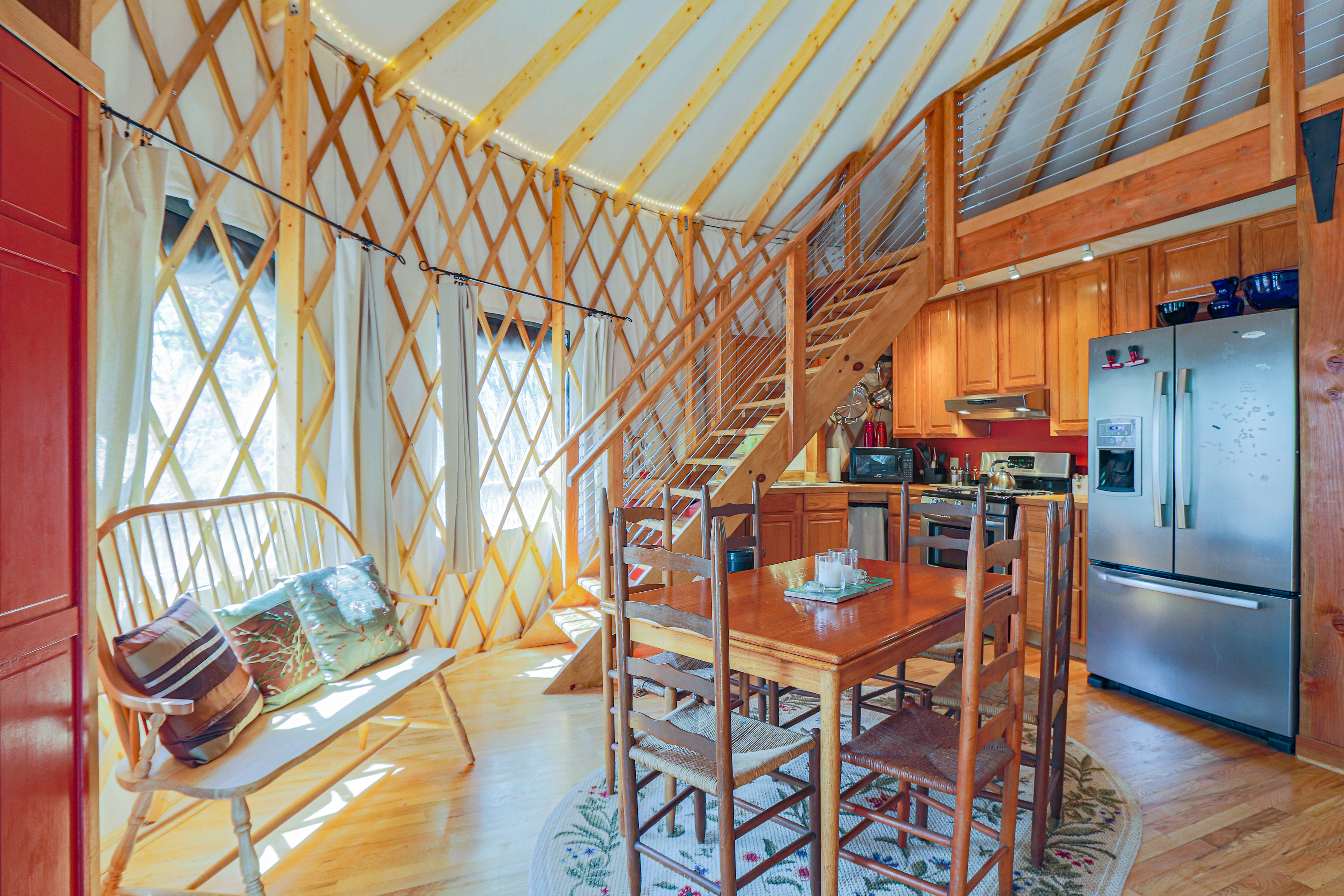 yurt interior layout