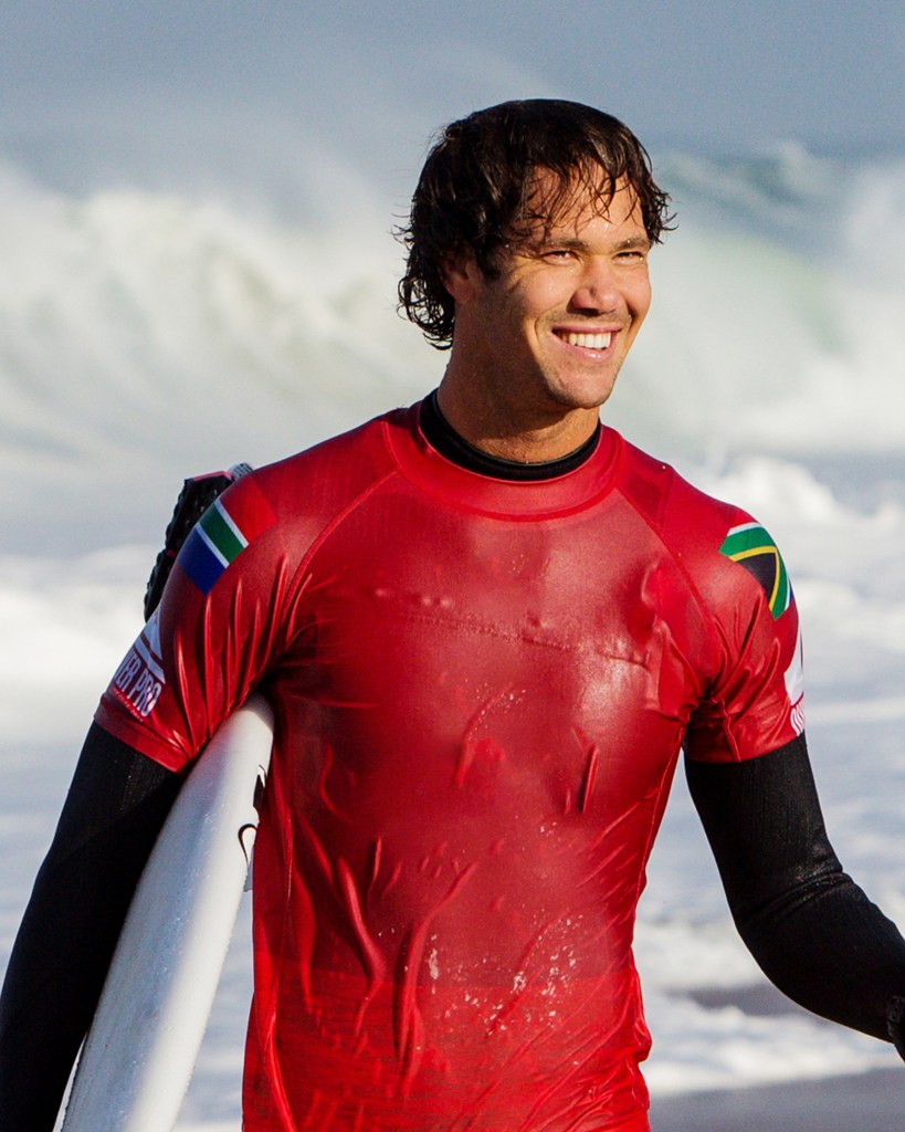 Portrait of Olympian Jordy Smith.