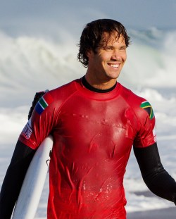 Portrait of Olympian Jordy Smith.