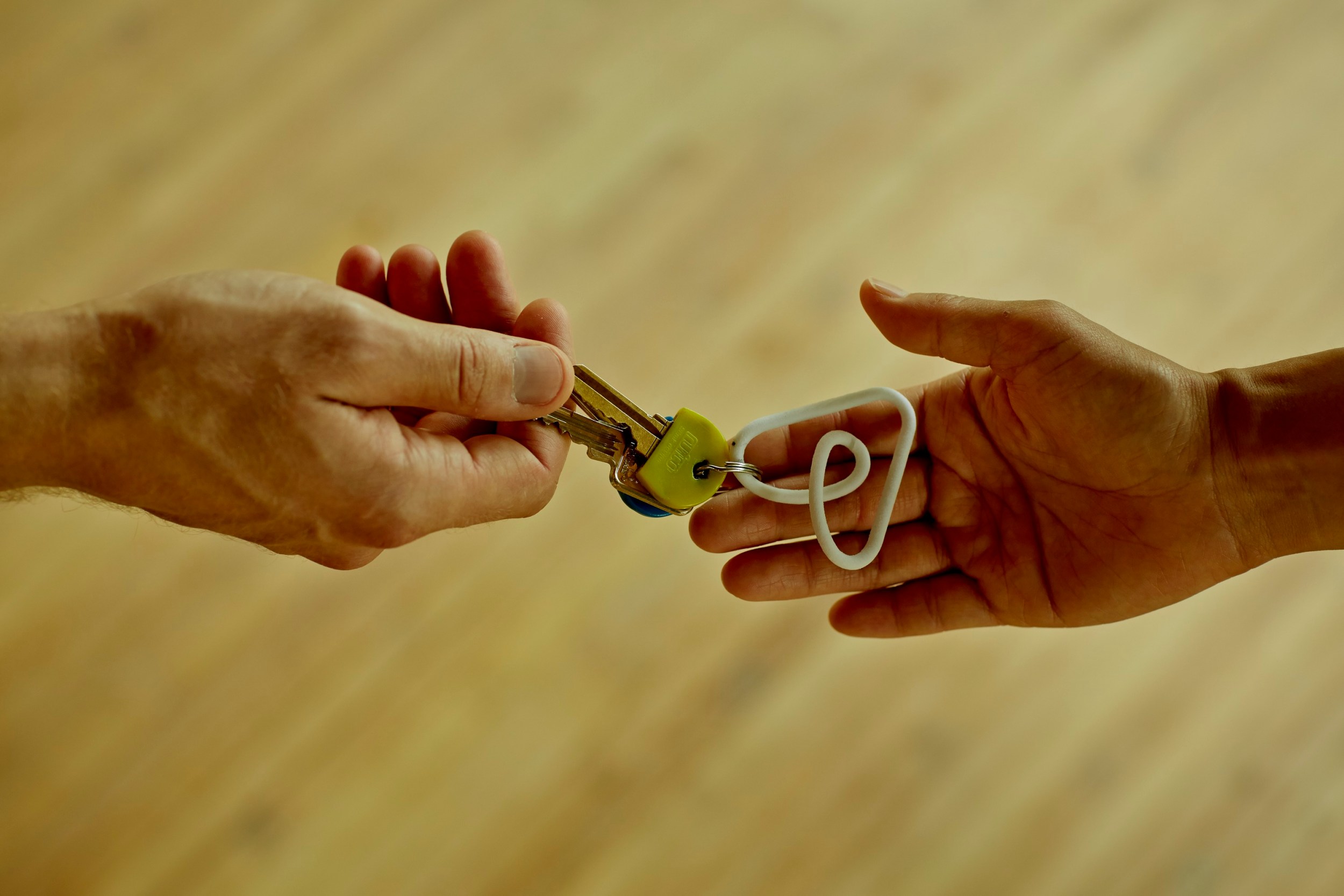 Handing keys over