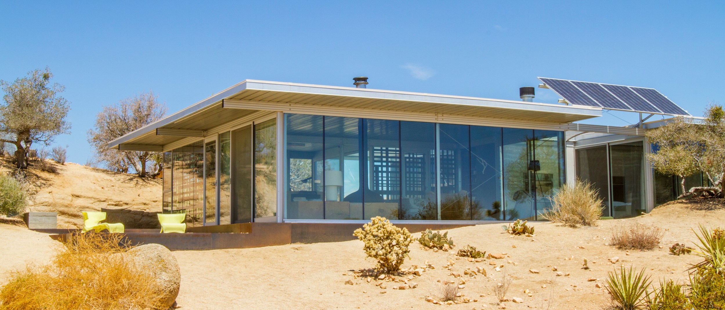 Off the Grid House in Pioneertown, California.