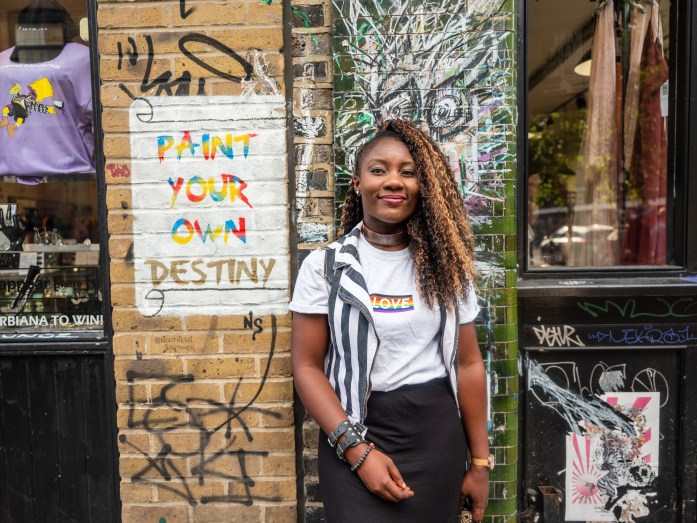 LGBTQ activist and Experience host, Aisha, in London