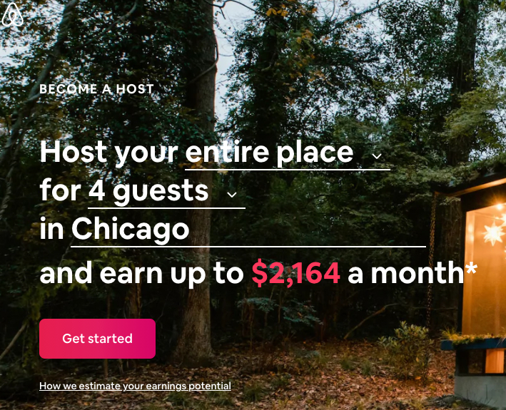 Interactive Tool Estimates Potential Monthly Host Earnings on Airbnb