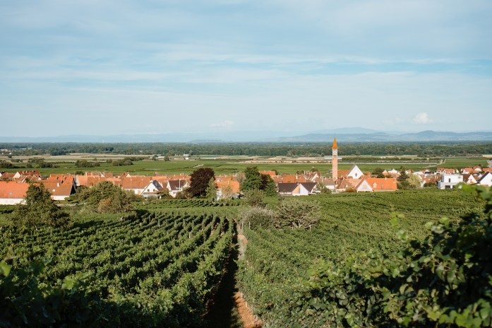 image of rural village with houses