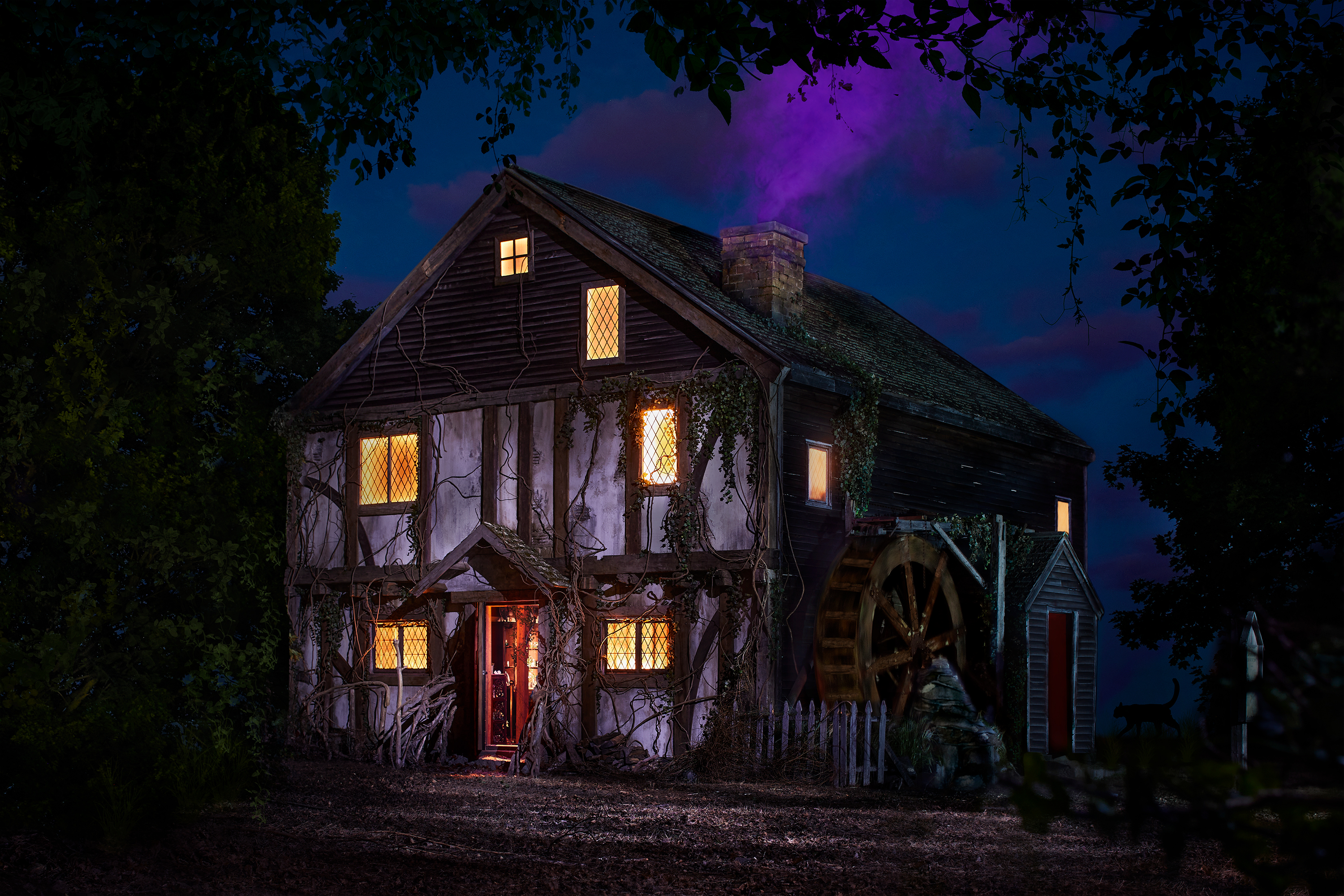 The Sanderson Sisters invite brave souls to book a stay at the Hocus Pocus cottage, now on Airbnb