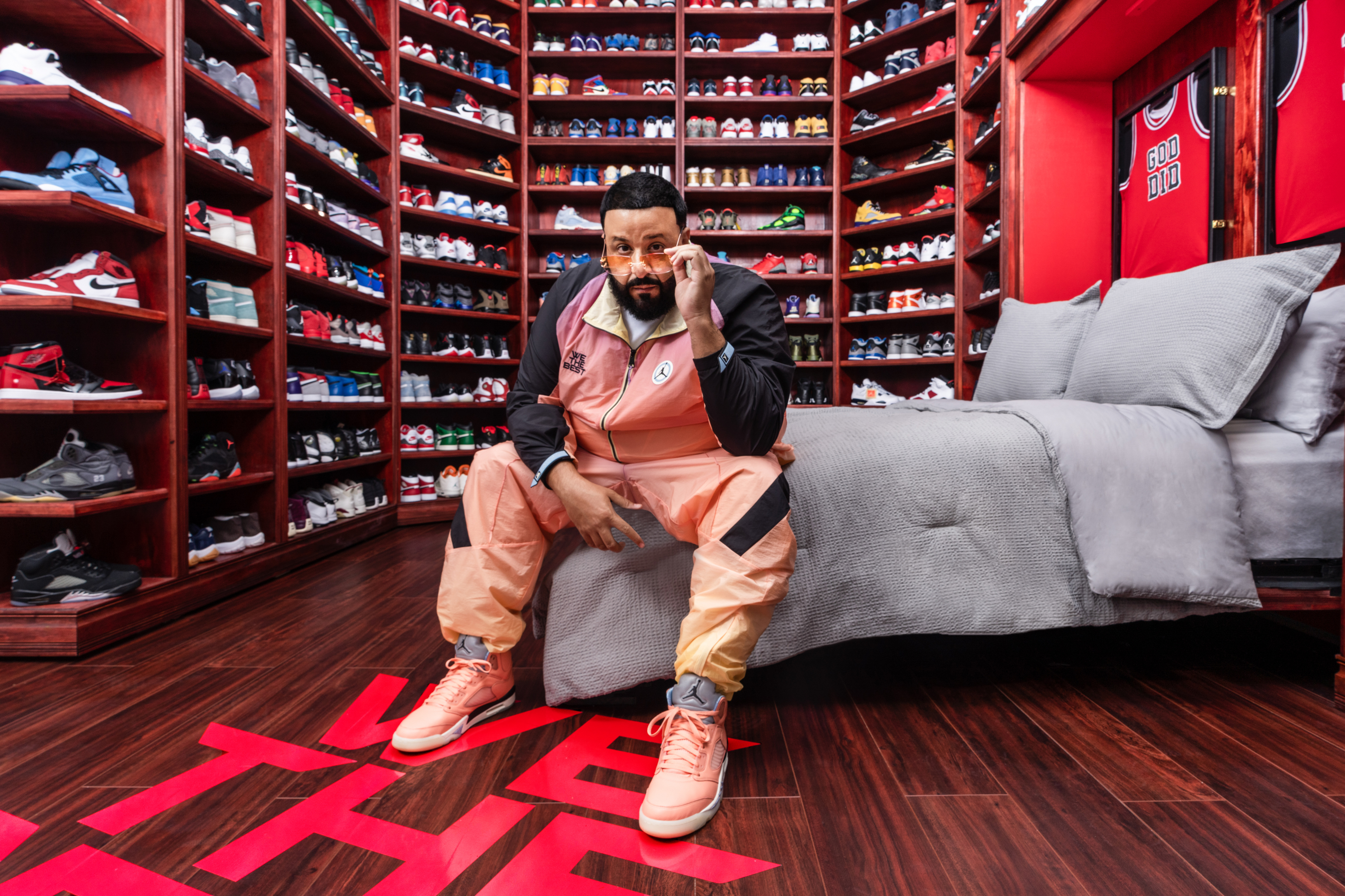 Sleep inside DJ Khaled's legendary sneaker closet, now on Airbnb