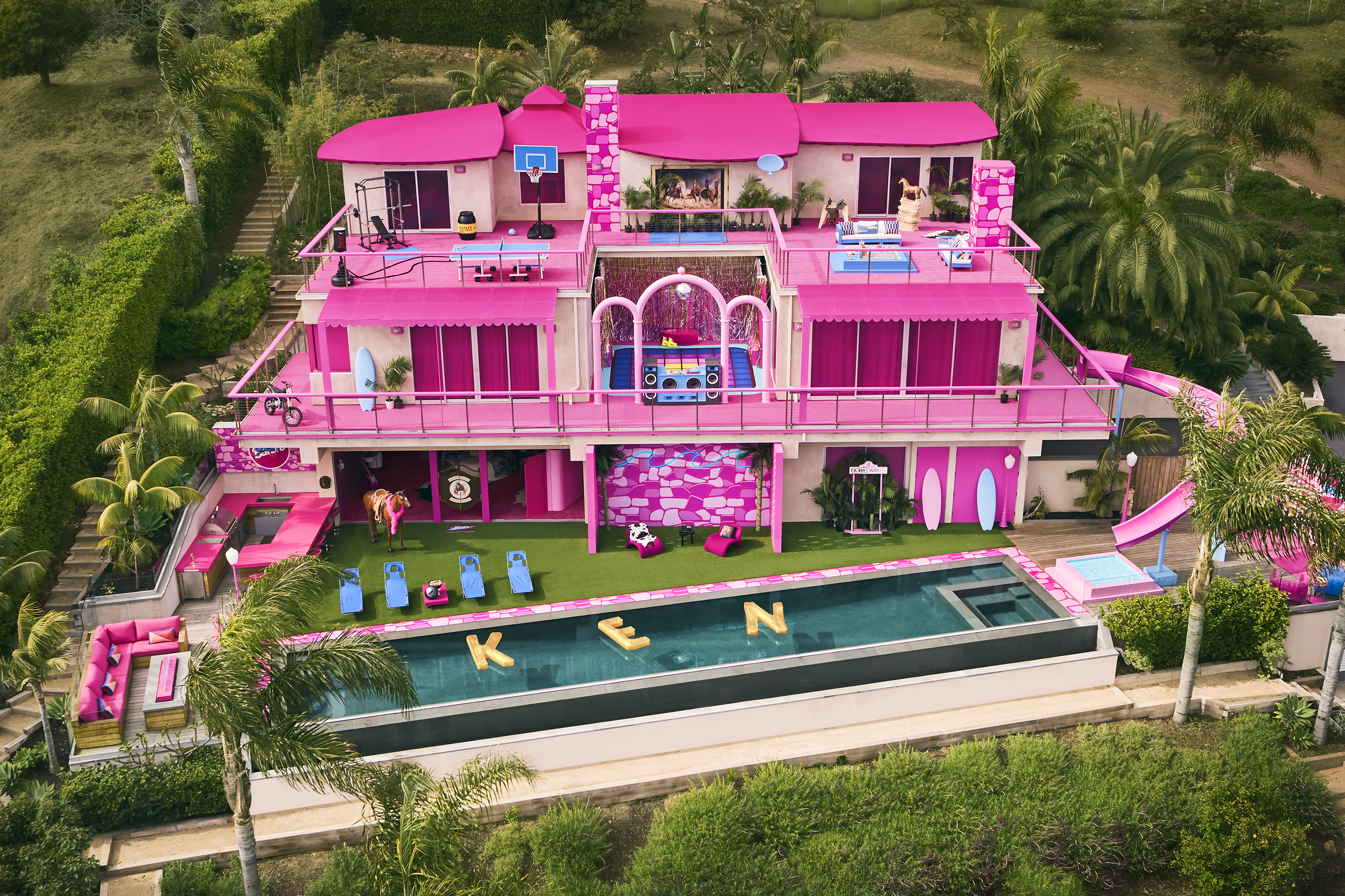 Barbie House with Doll