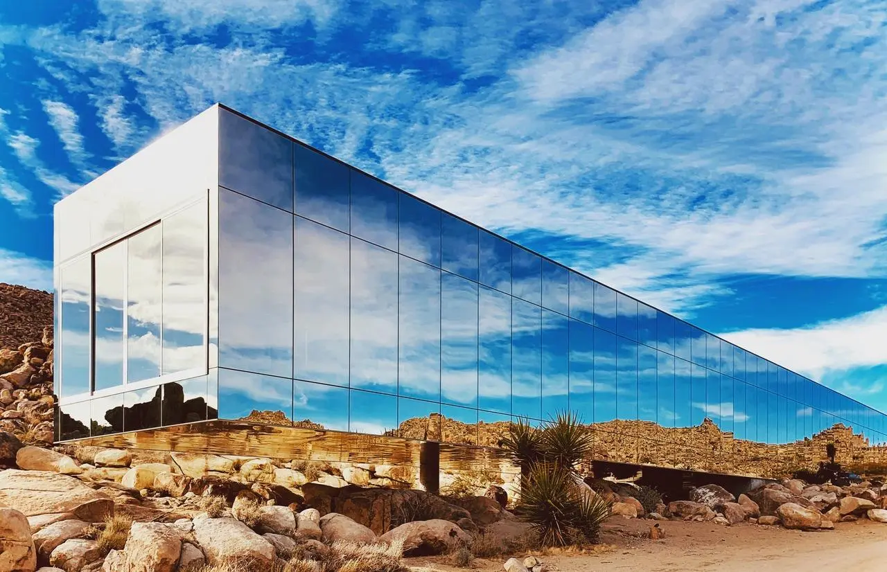 Exterior of Invisible House in Joshua Tree