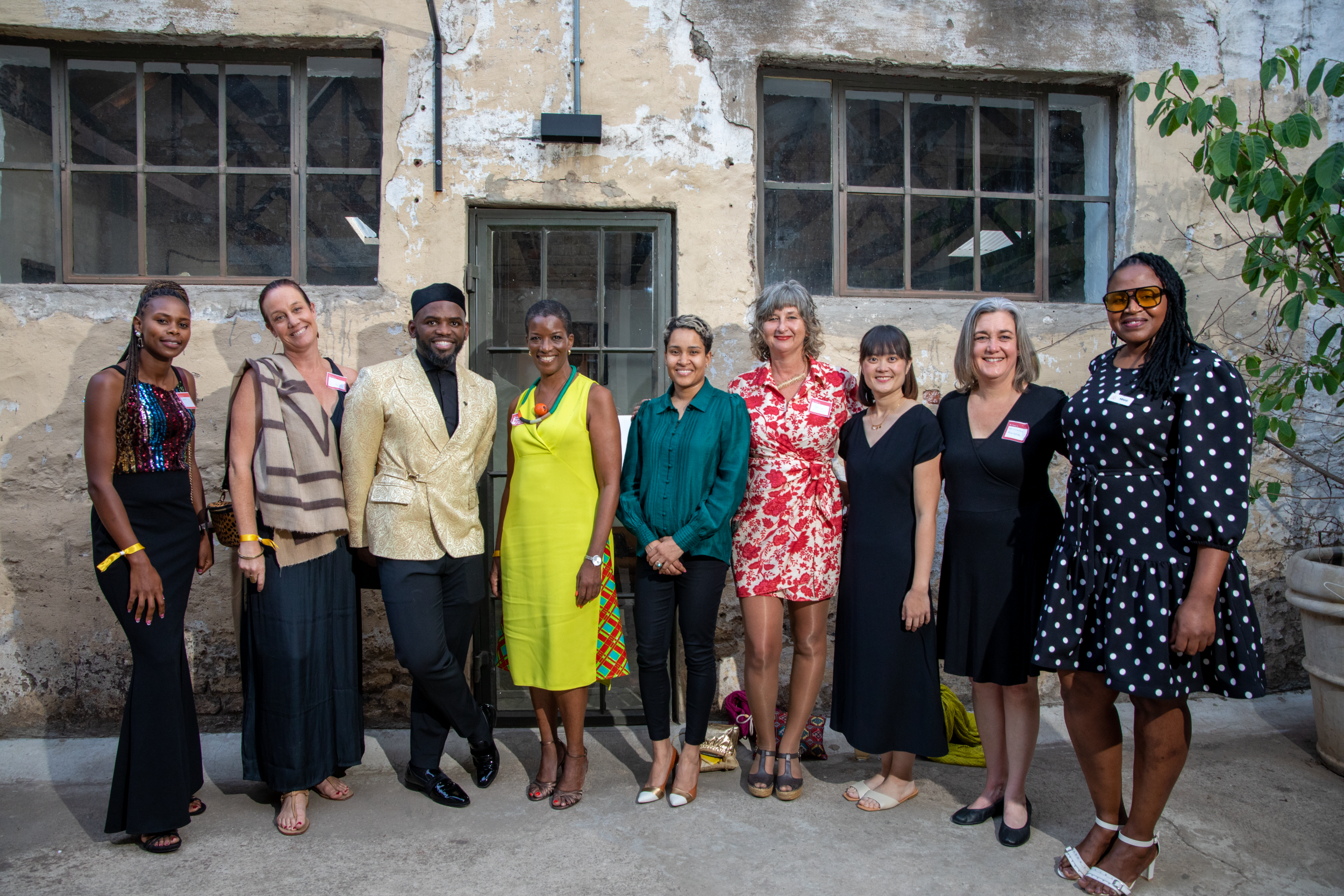 The winners of the Airbnb Africa Host Spotlight attend the ceremony on 23 October 2023
