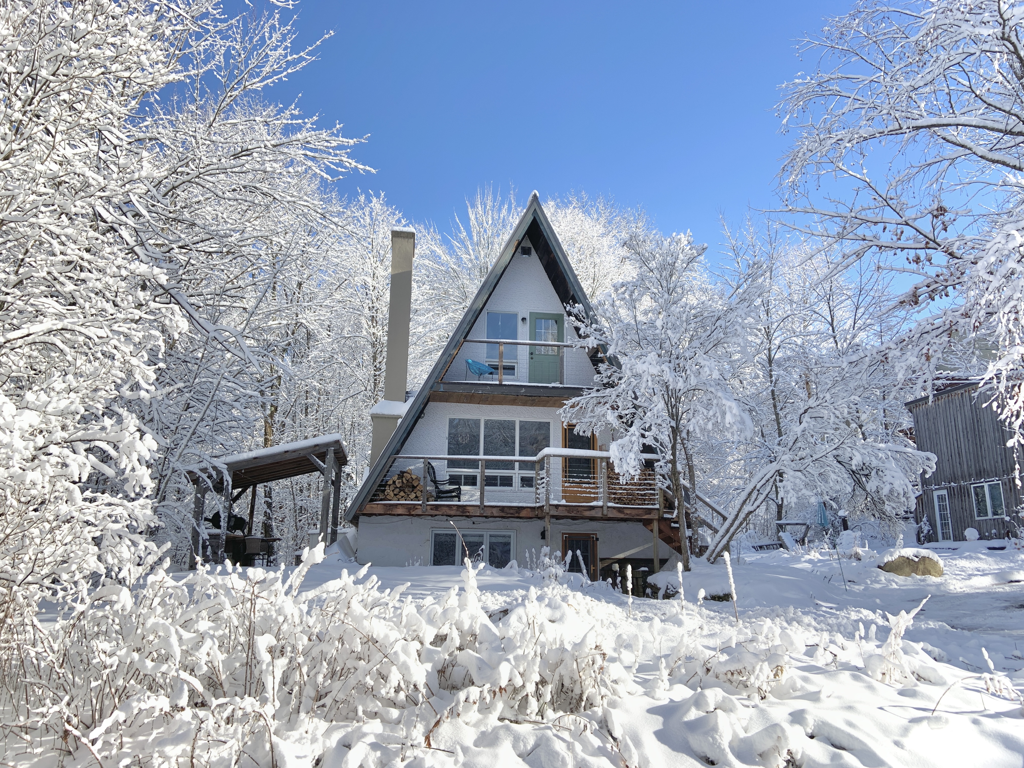 A loft in the woods in Quebec