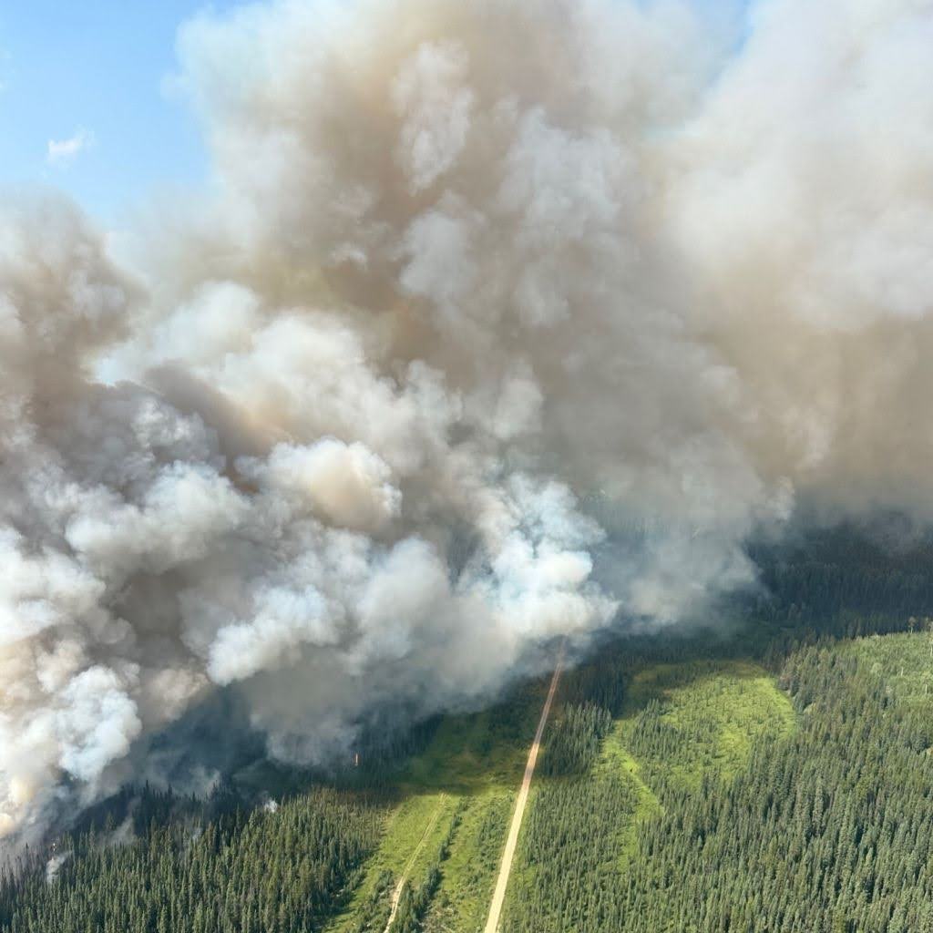 Smoke engulfing parts of Jasper, Alberta