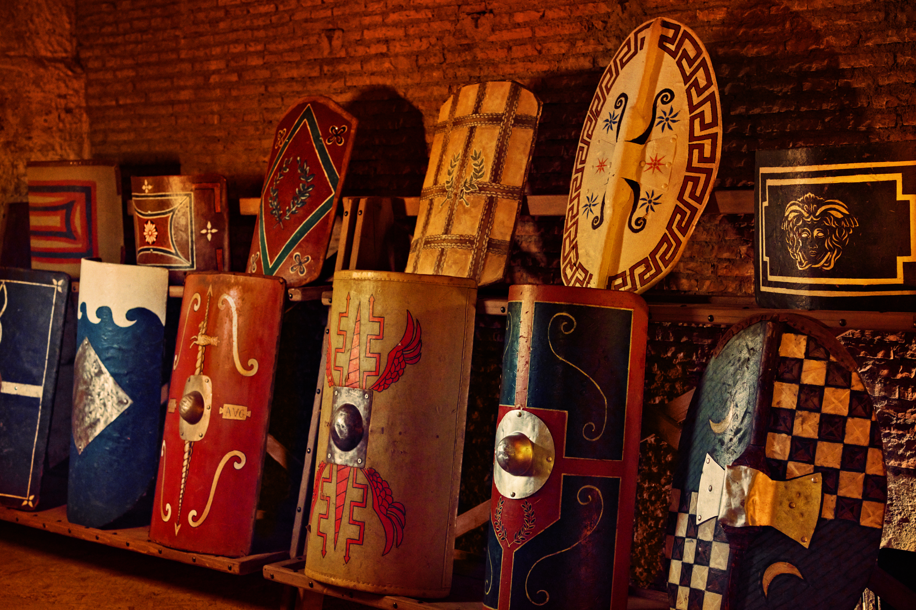 Gladiator shields