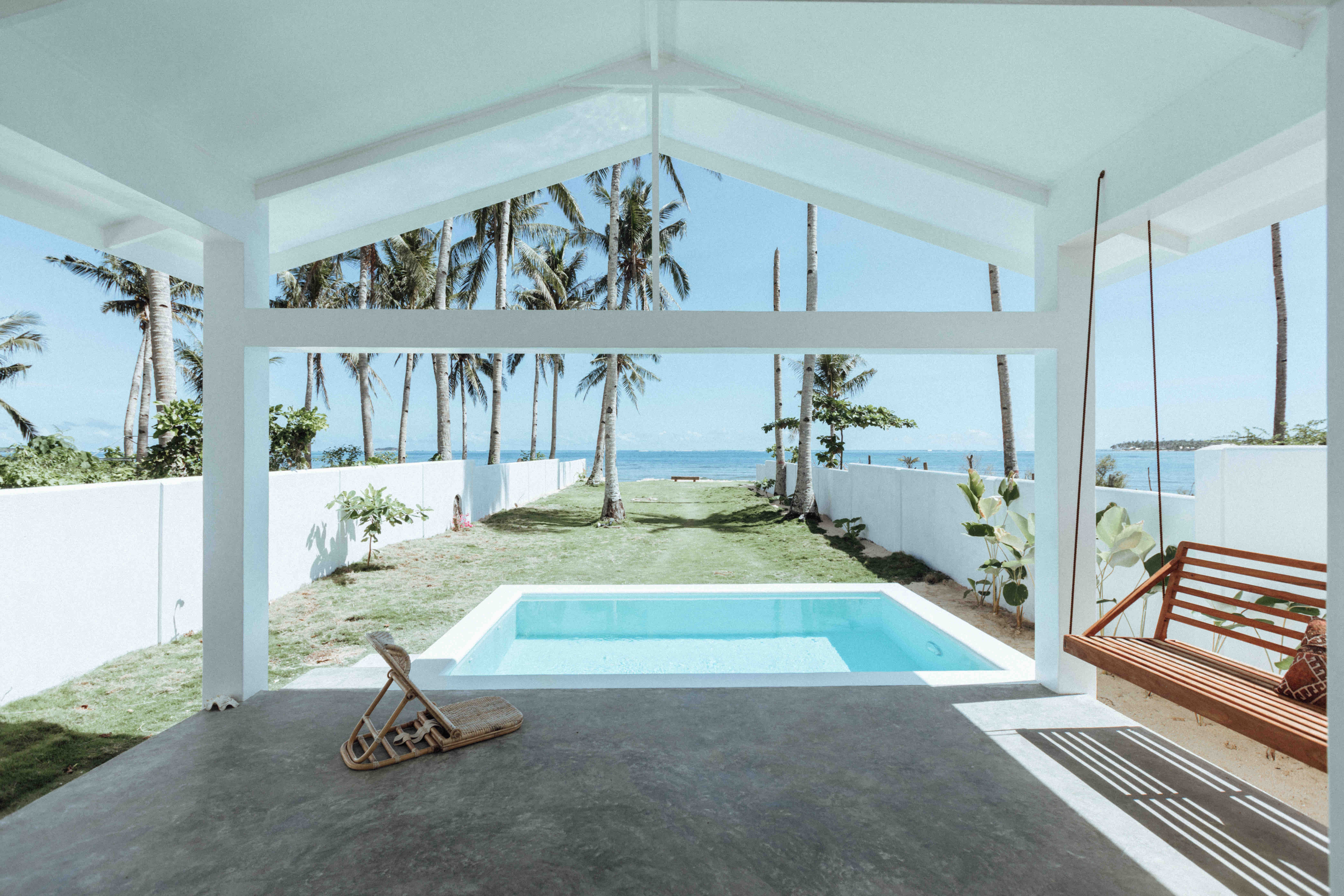 Pool located right by the ocean