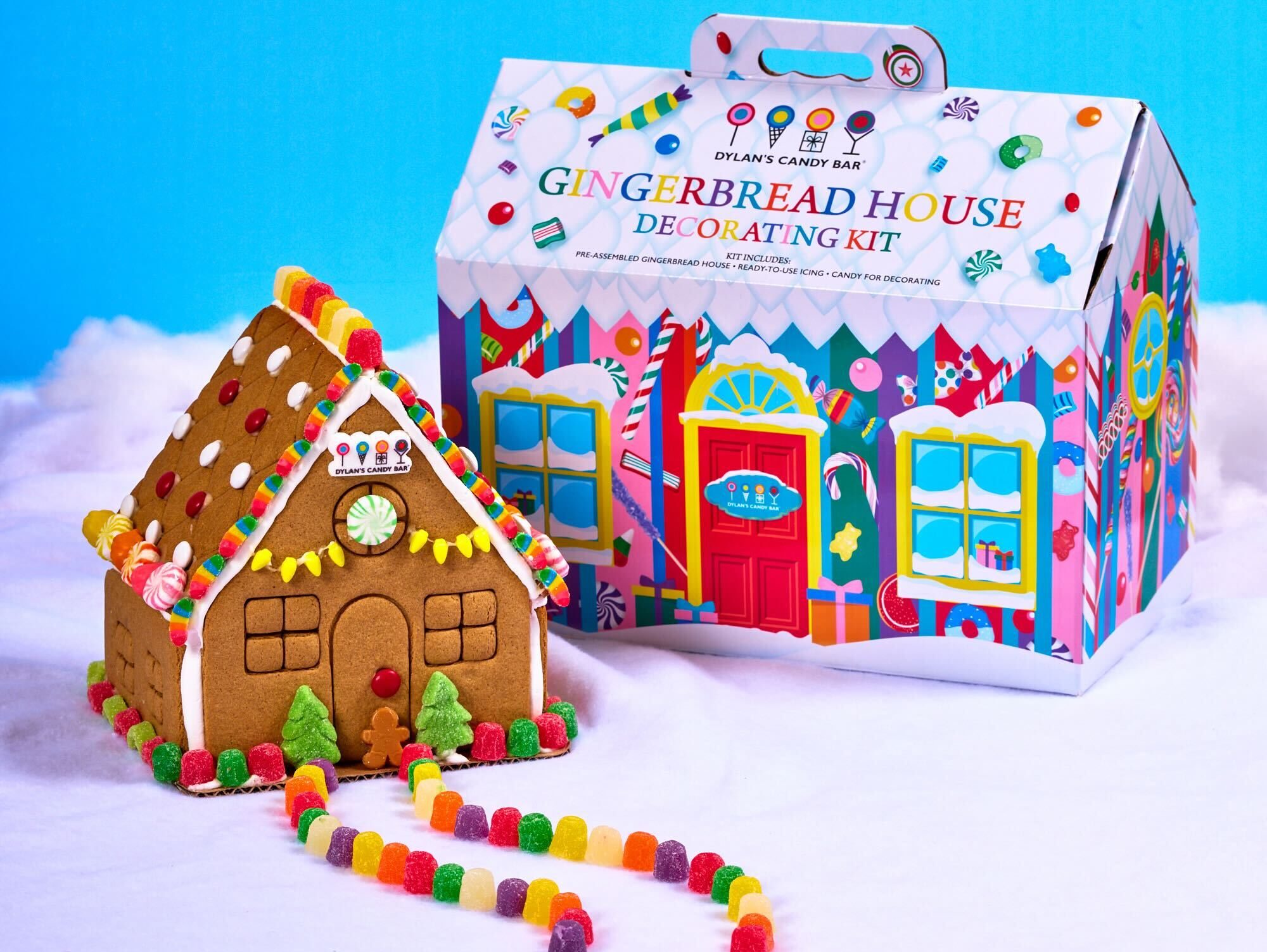 Gingerbread house decorate kit from Dylan's Candy Bar.